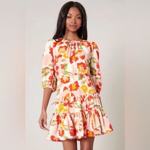 Sugarlips Kailua Floral Ruffle Dress